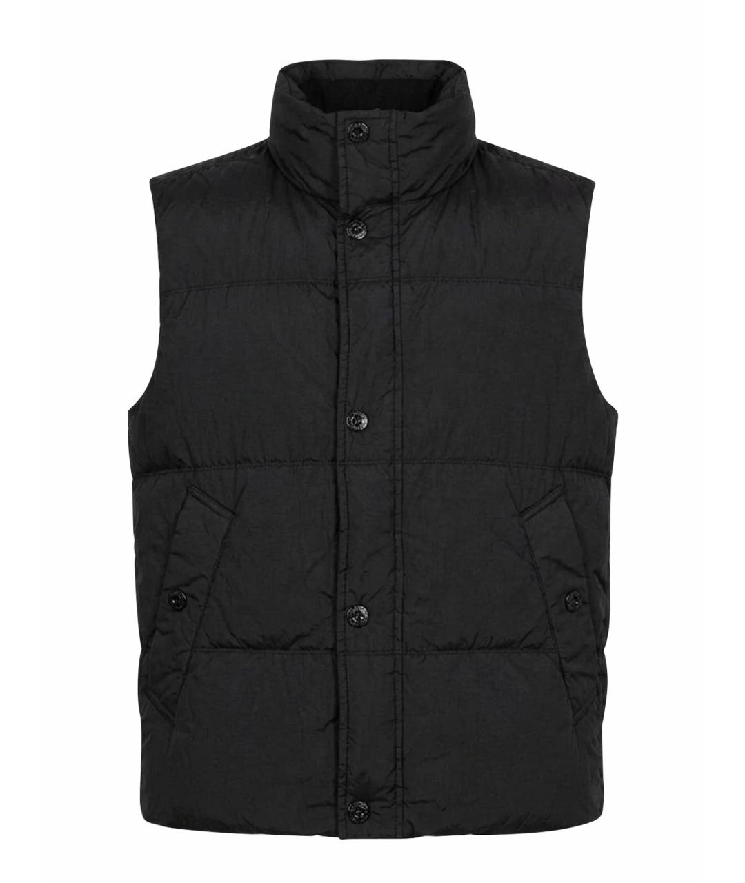 STONE ISLAND Черный жилет, фото 1