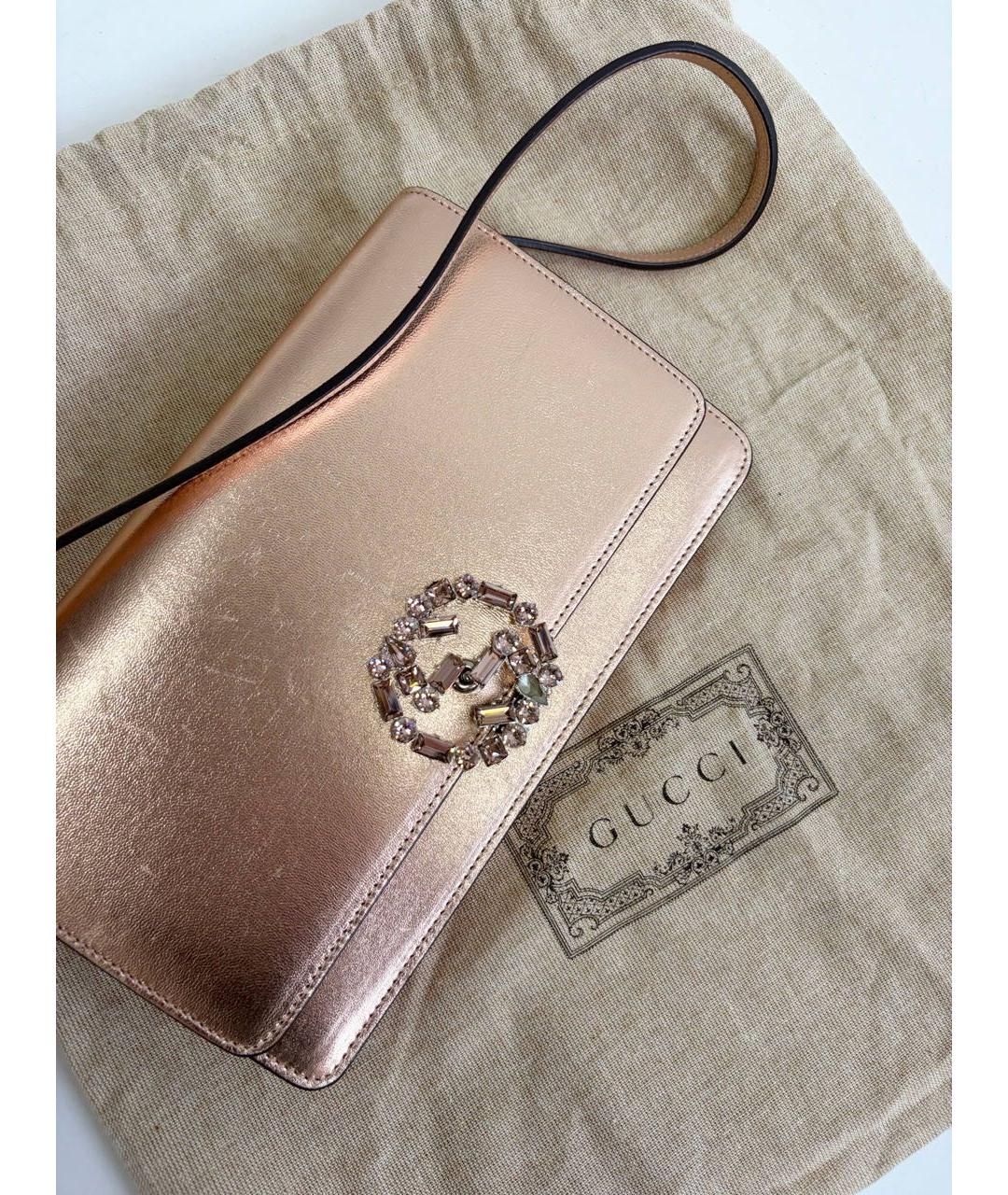 GUCCI Кожаная сумка тоут, фото 6