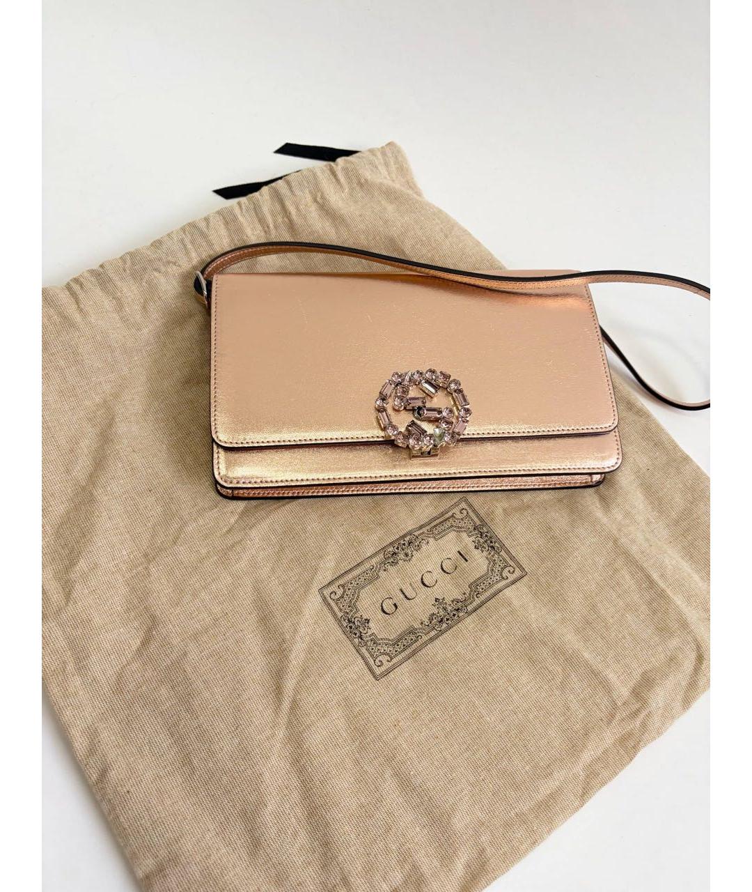 GUCCI Кожаная сумка тоут, фото 4