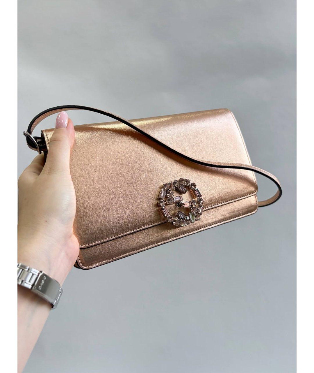 GUCCI Кожаная сумка тоут, фото 5