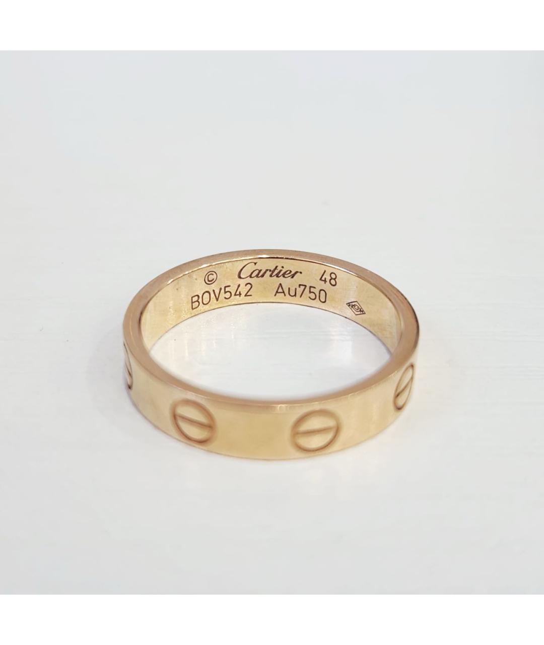 CARTIER Золотое кольцо из розового золота, фото 7