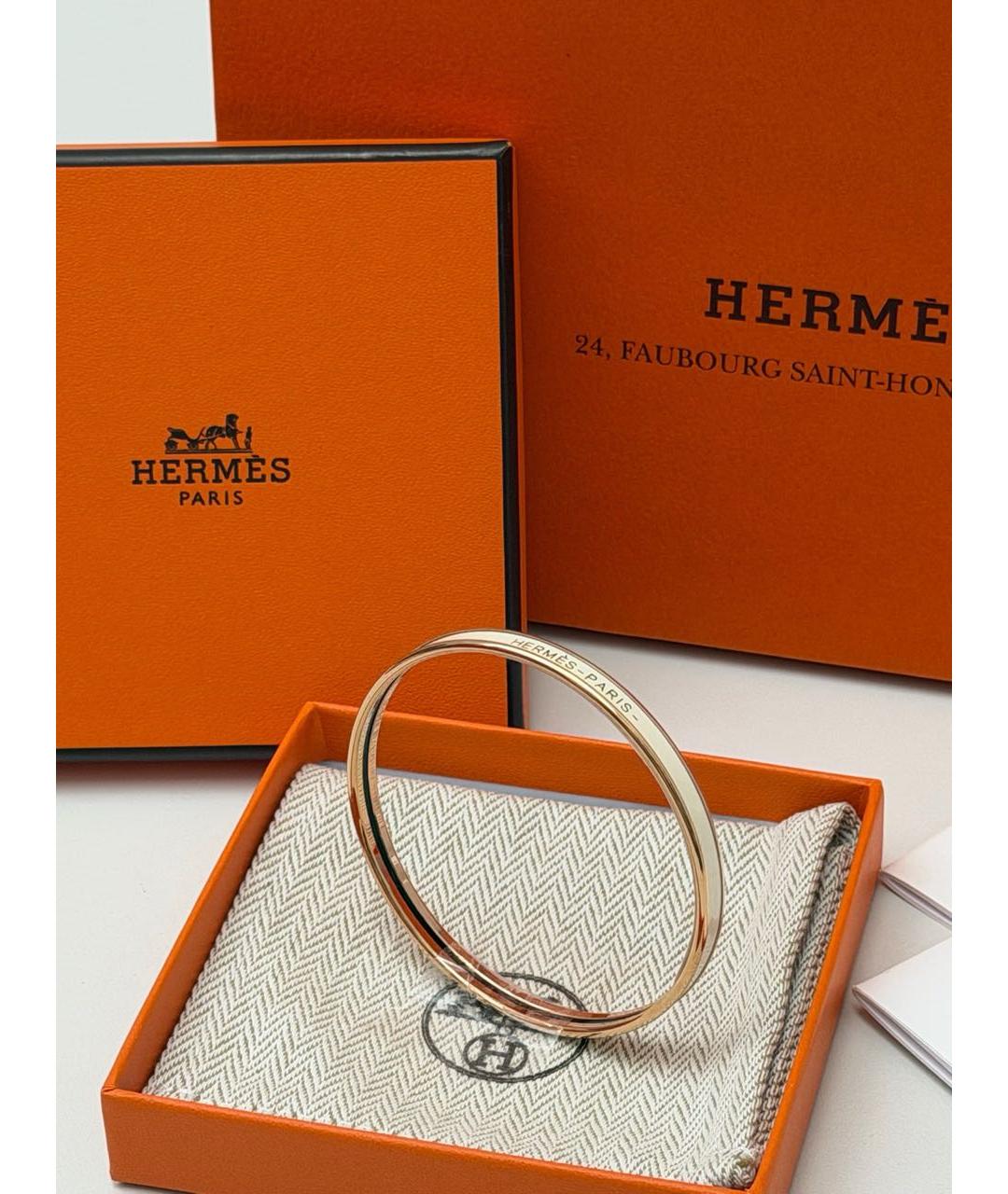 HERMES Золотой браслет, фото 3