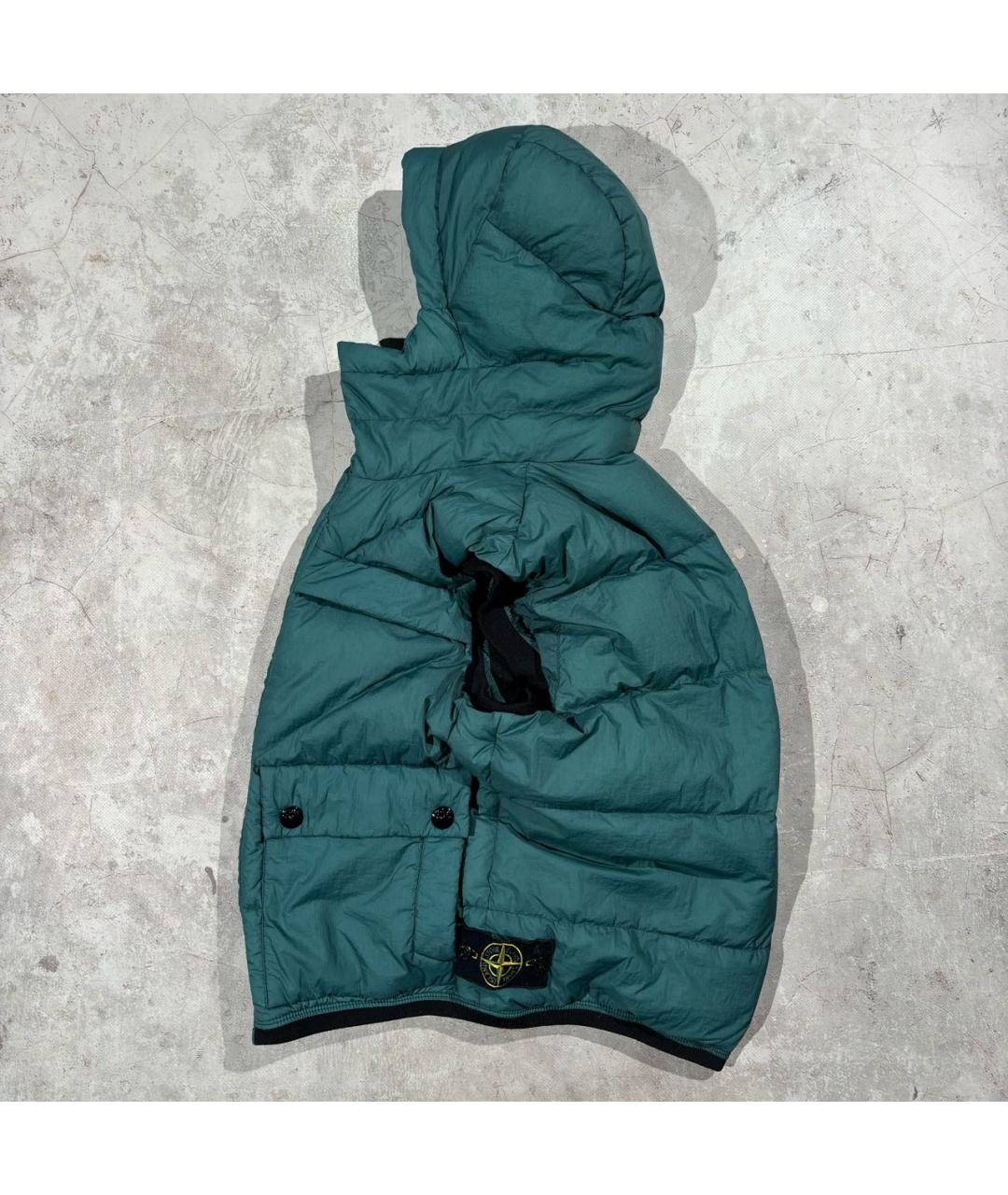 STONE ISLAND Бирюзовый жилет, фото 2