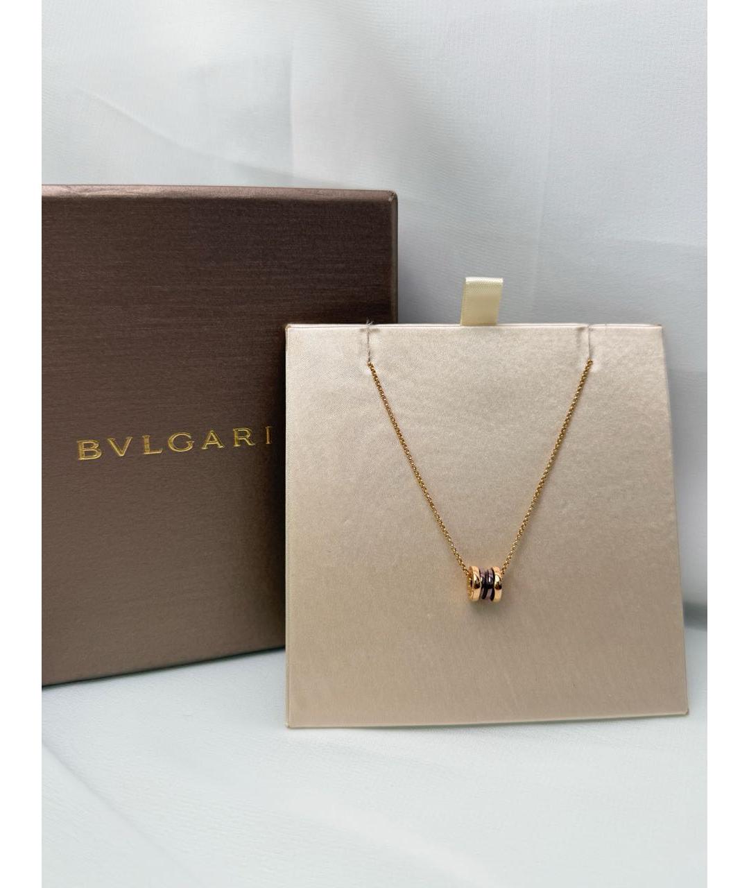 BVLGARI Золотое колье из розового золота, фото 4