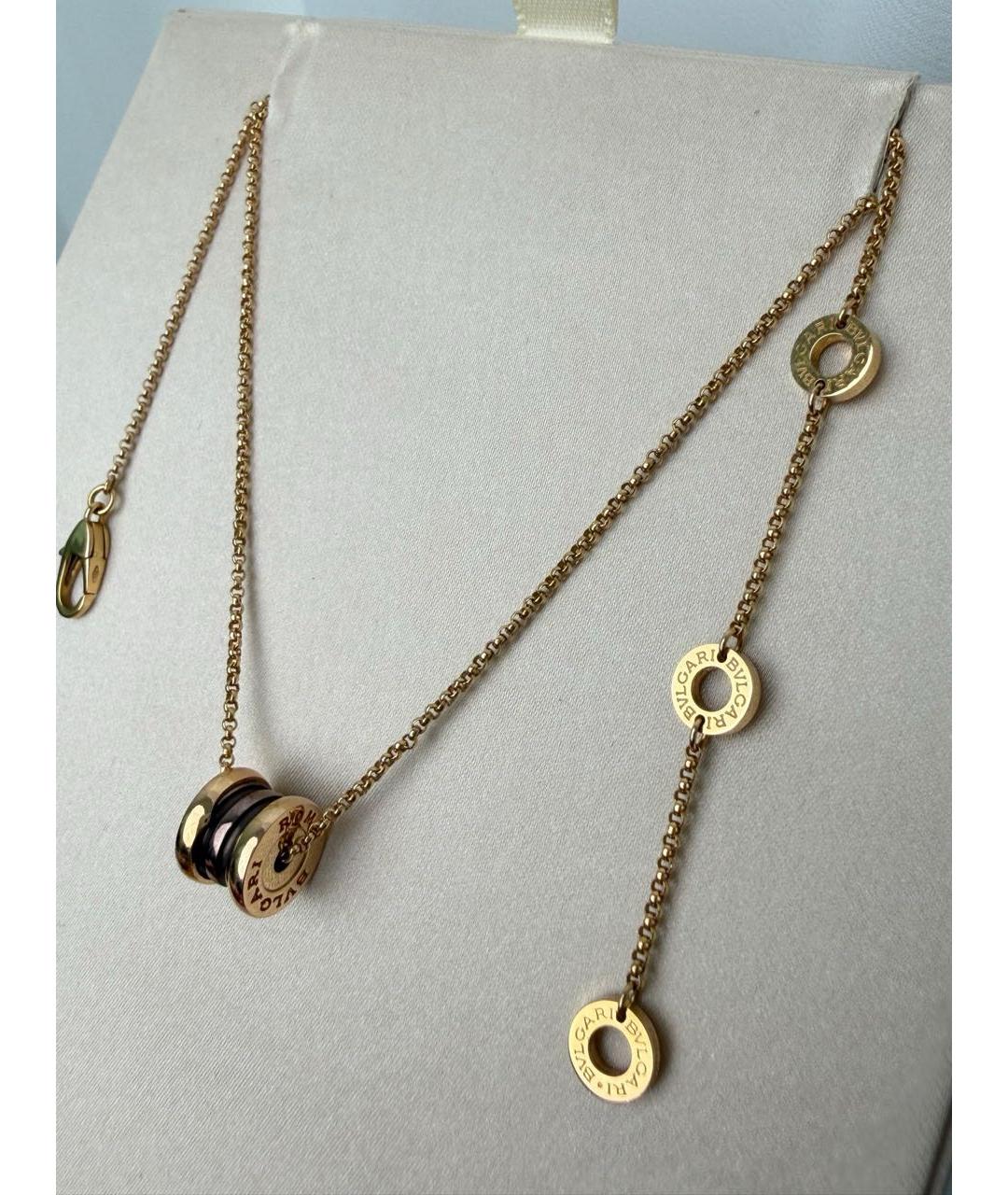 BVLGARI Золотое колье из розового золота, фото 6