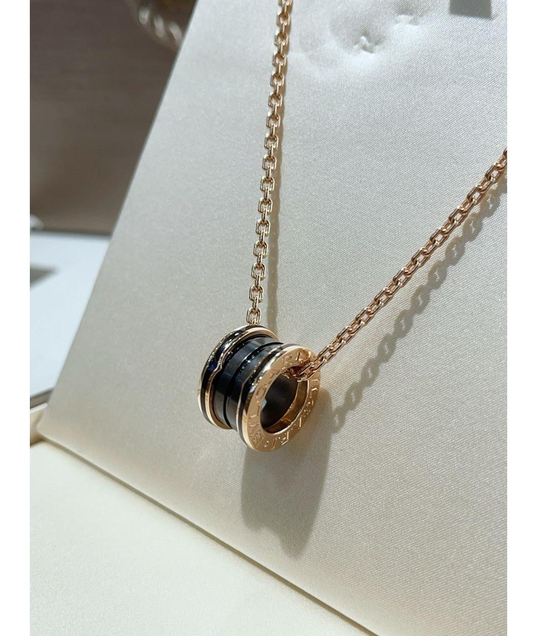 BVLGARI Золотое колье из розового золота, фото 3