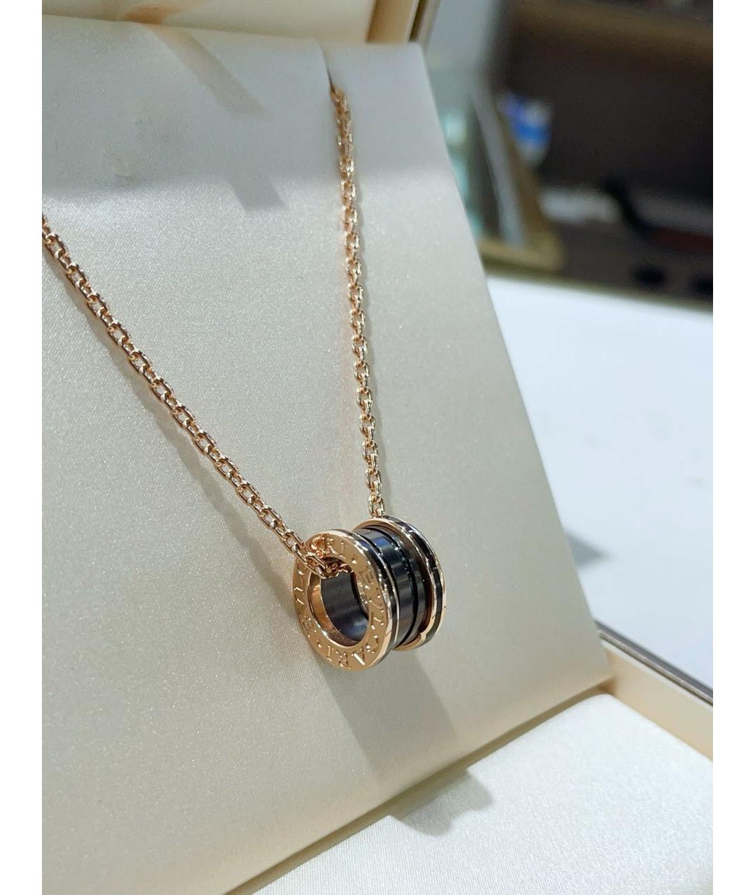 BVLGARI Золотое колье из розового золота, фото 2