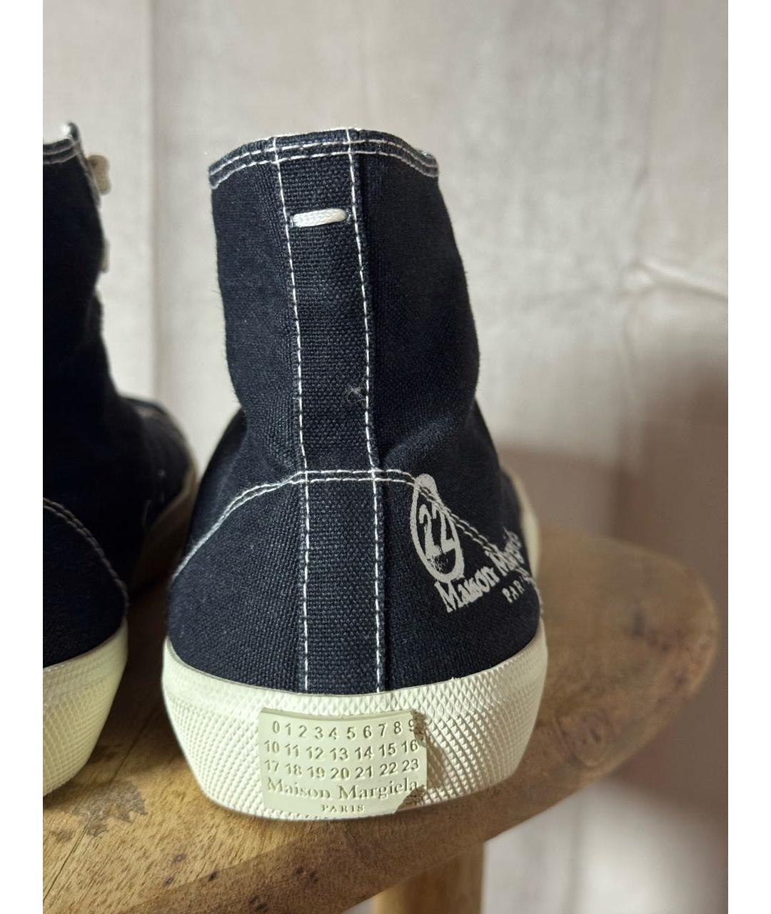 MAISON MARGIELA Черные кеды, фото 5