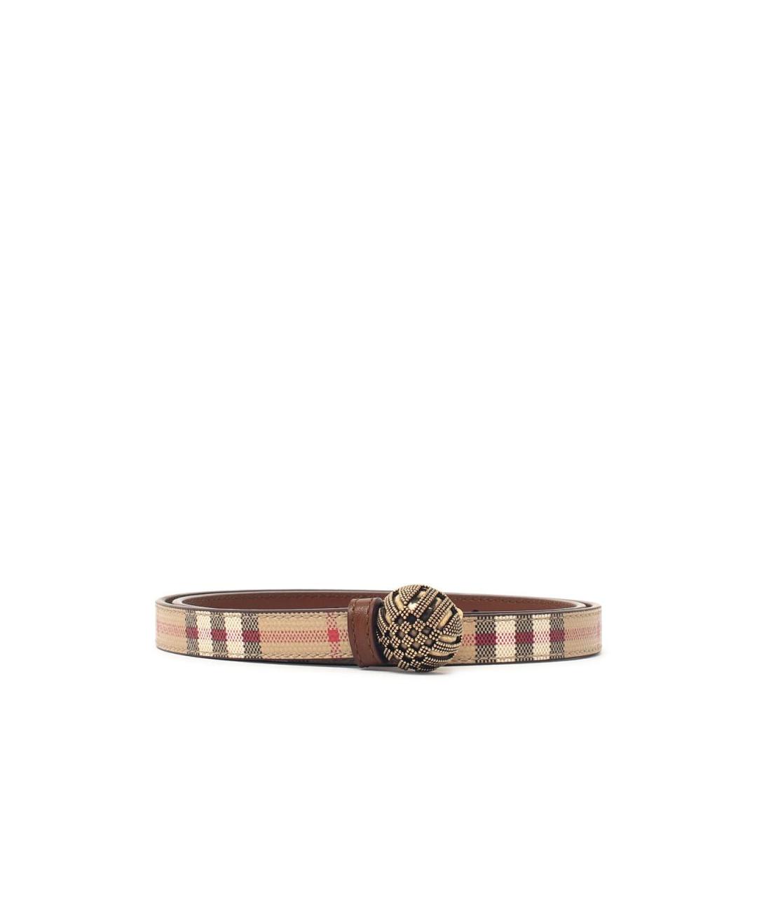 BURBERRY Бежевый ремень, фото 4