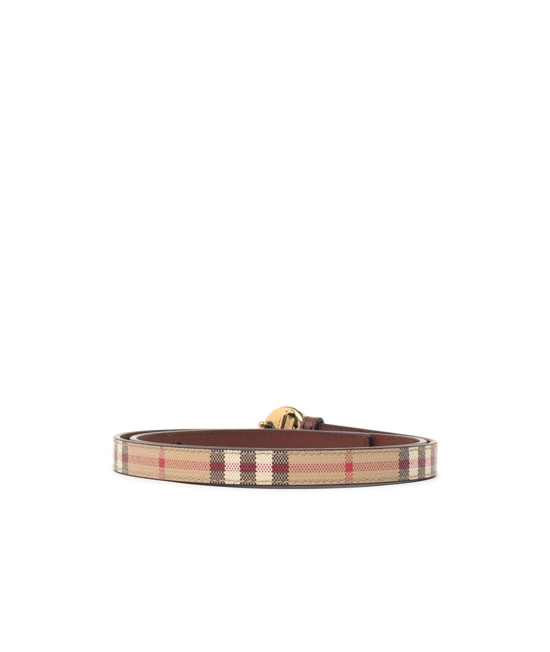 BURBERRY Бежевый ремень, фото 2