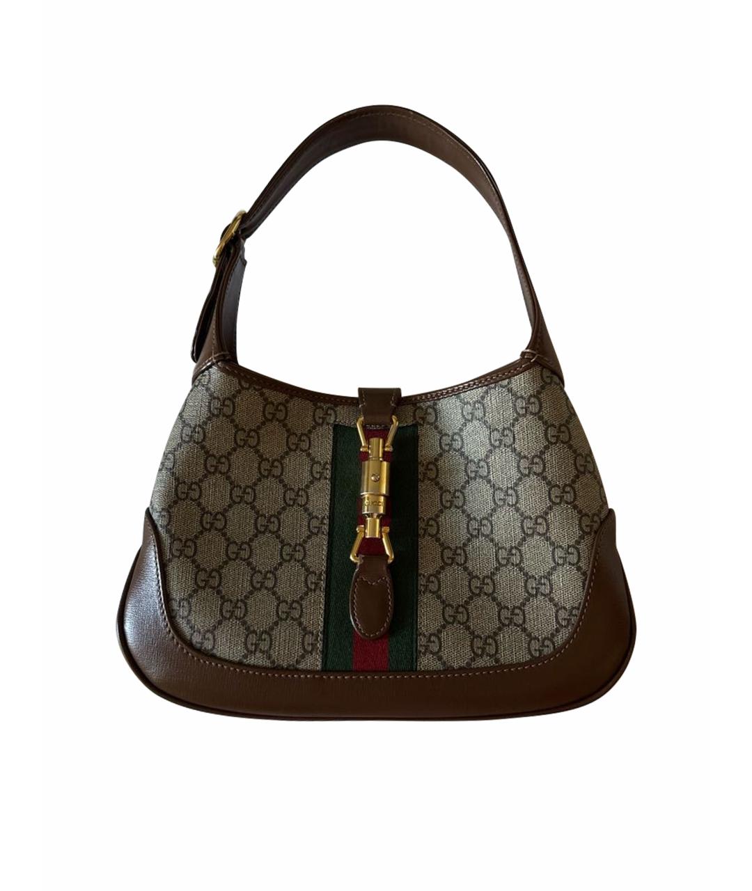 GUCCI Бежевая сумка с короткими ручками, фото 1