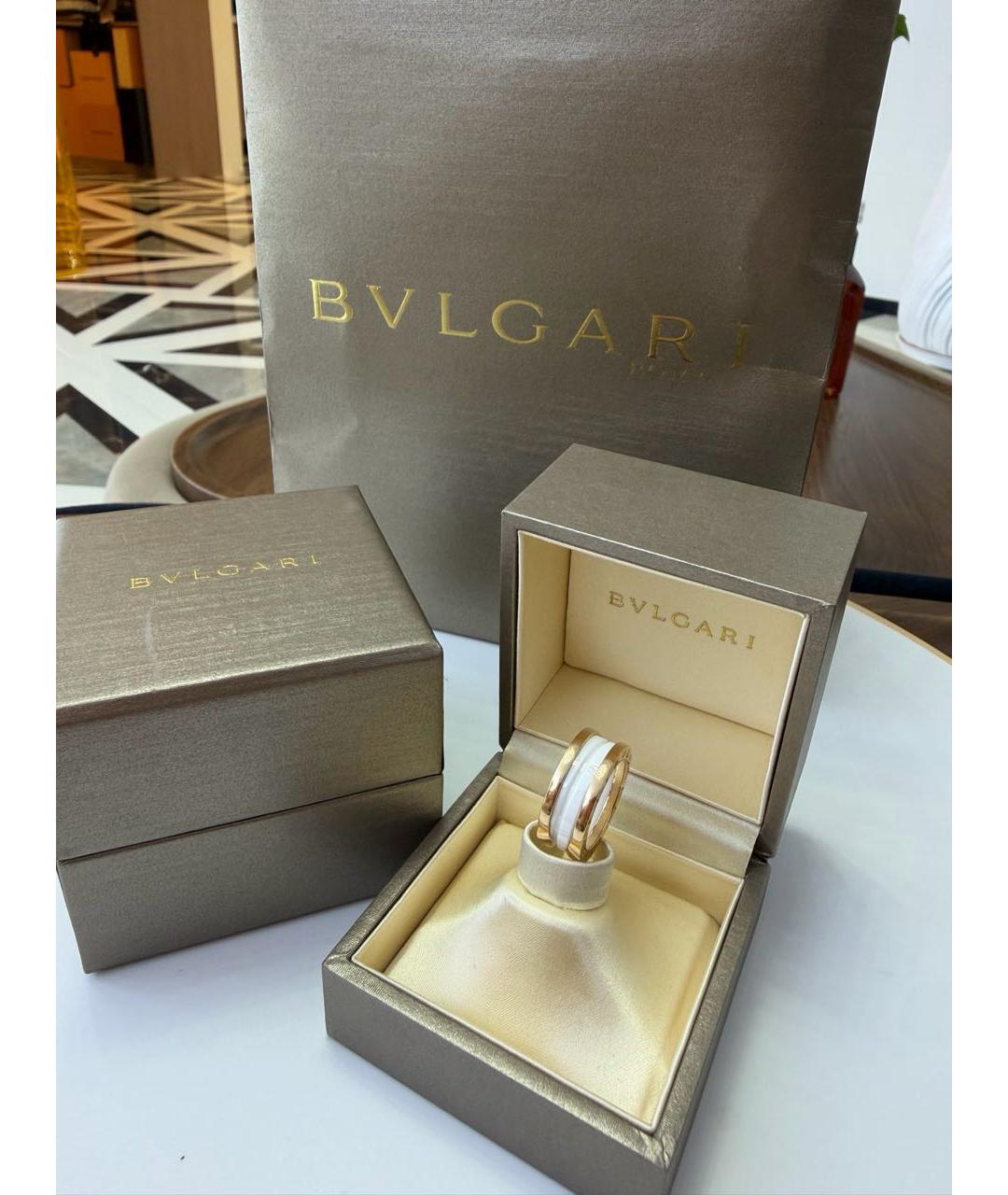 BVLGARI Золотое кольцо из розового золота, фото 2