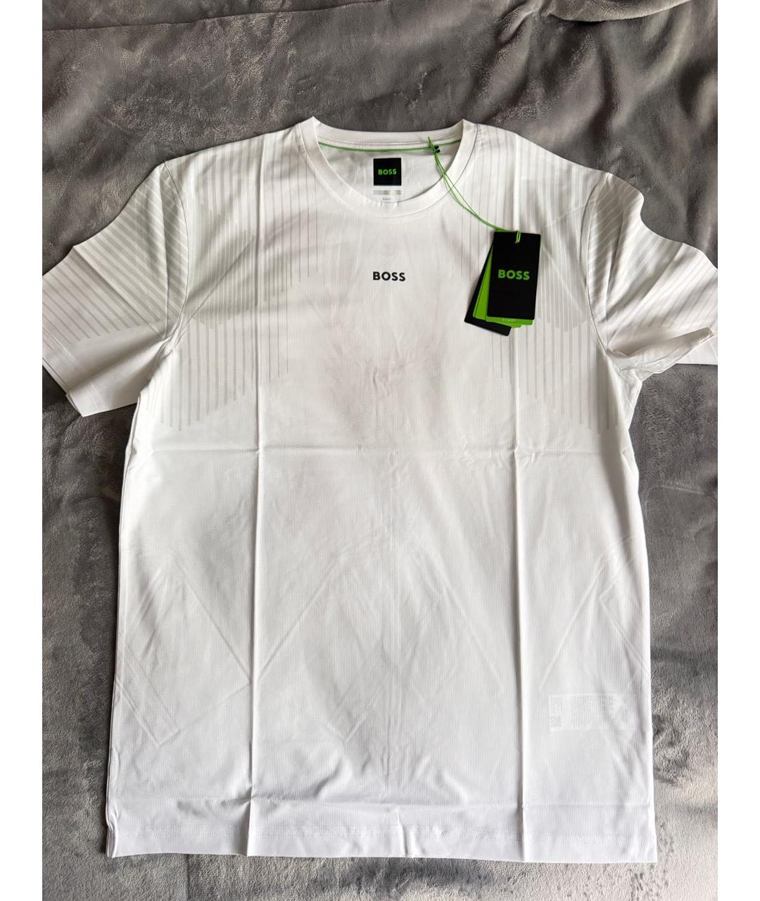 HUGO BOSS Белая футболка, фото 3