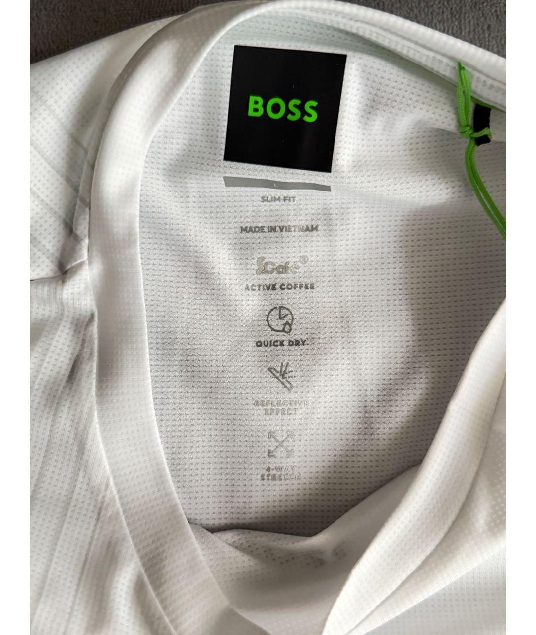 HUGO BOSS Белая футболка, фото 5