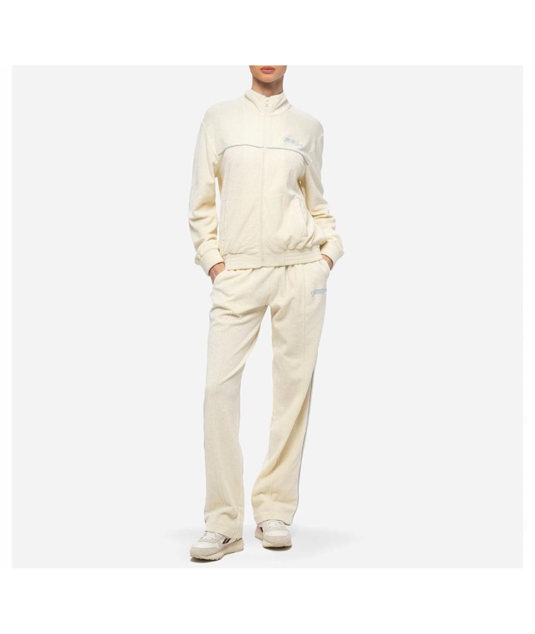 SPORTY AND RICH Белый хлопковый спортивные костюмы, фото 2
