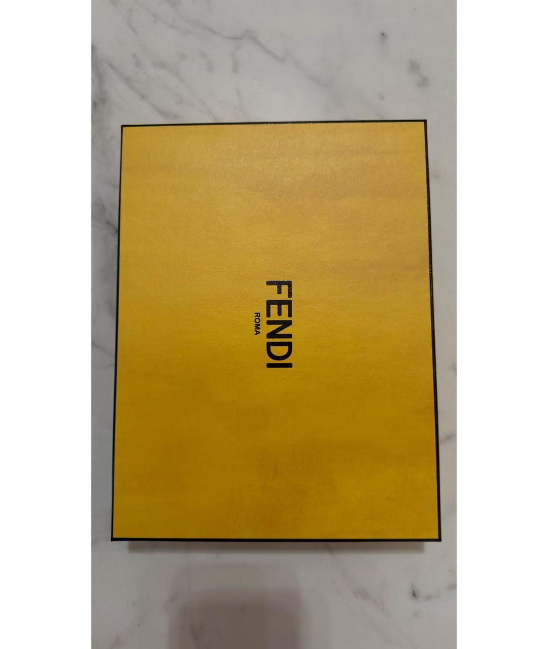 FENDI Бордовый брелок, фото 4