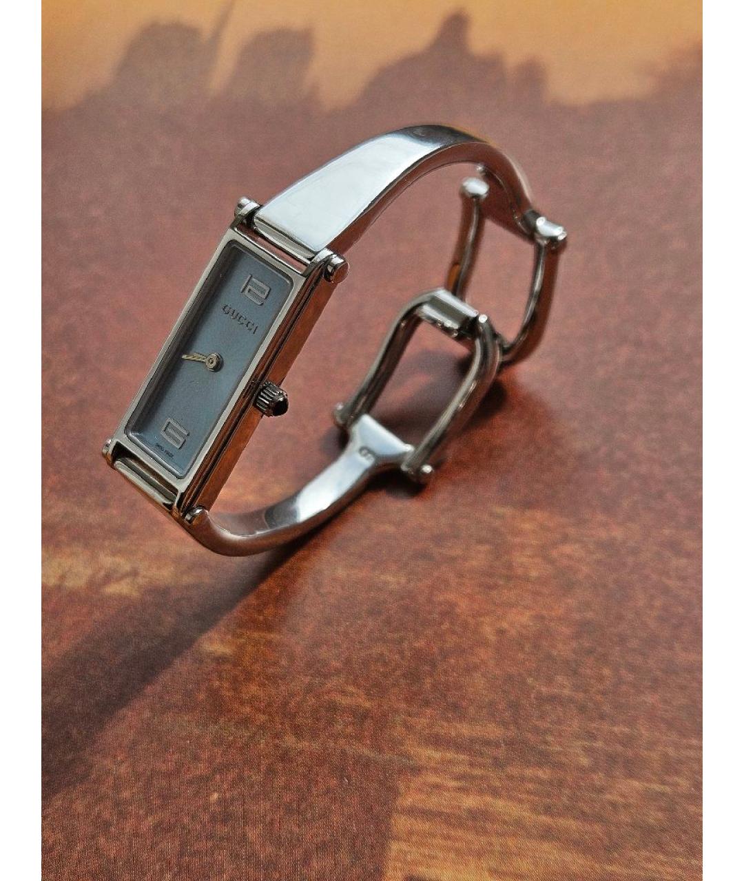 GUCCI Серебряные часы, фото 3