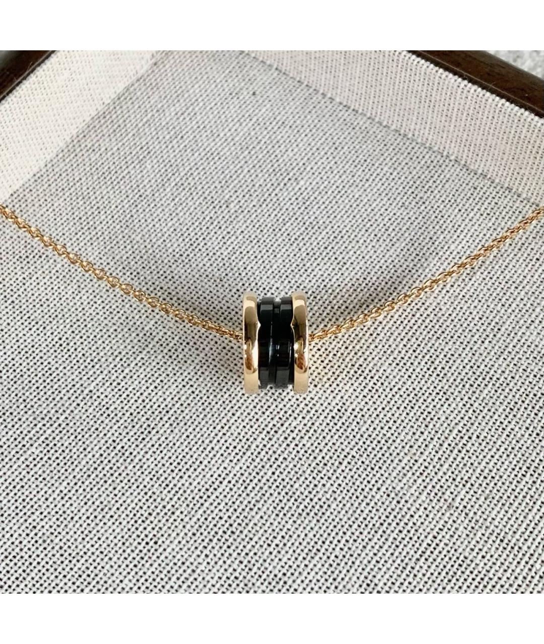 BVLGARI Золотое колье из розового золота, фото 2