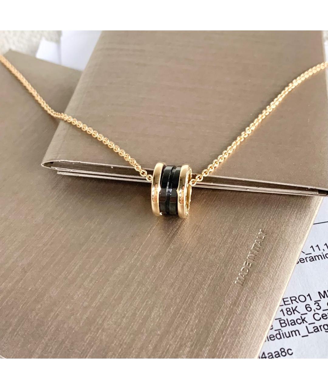 BVLGARI Золотое колье из розового золота, фото 7