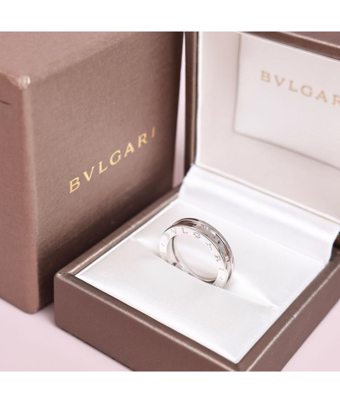 BVLGARI Серебряное кольцо из белого золота, фото 8