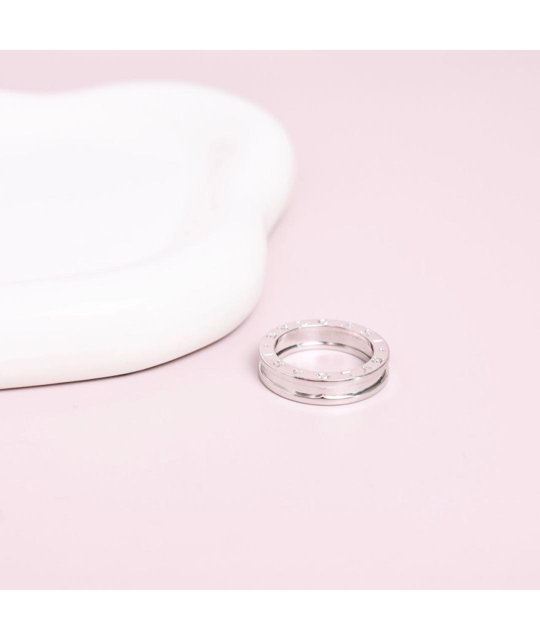 BVLGARI Серебряное кольцо из белого золота, фото 2