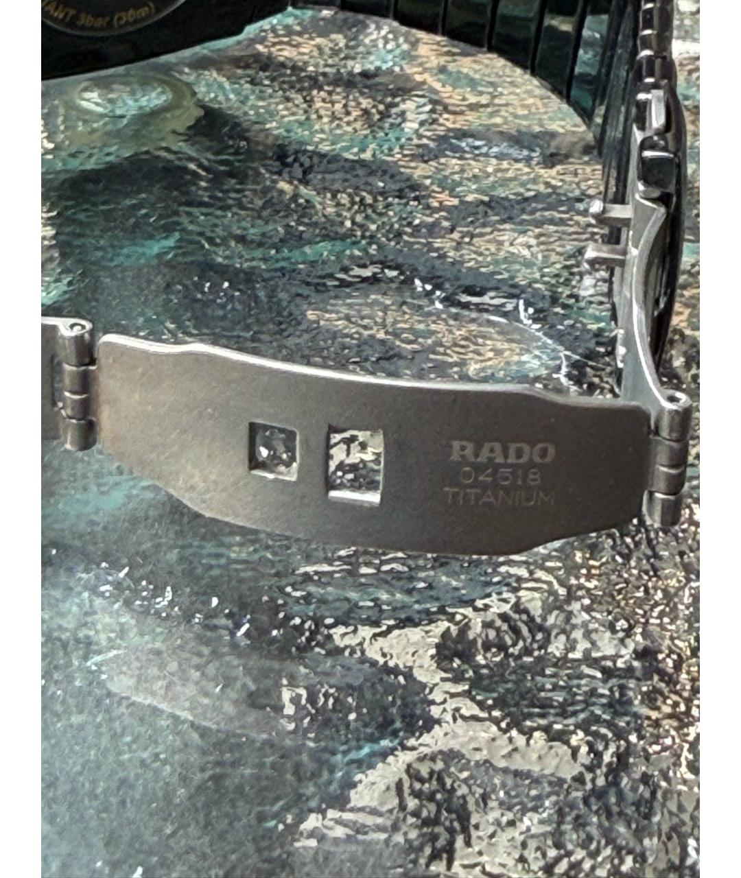 RADO Черные керамические часы, фото 5