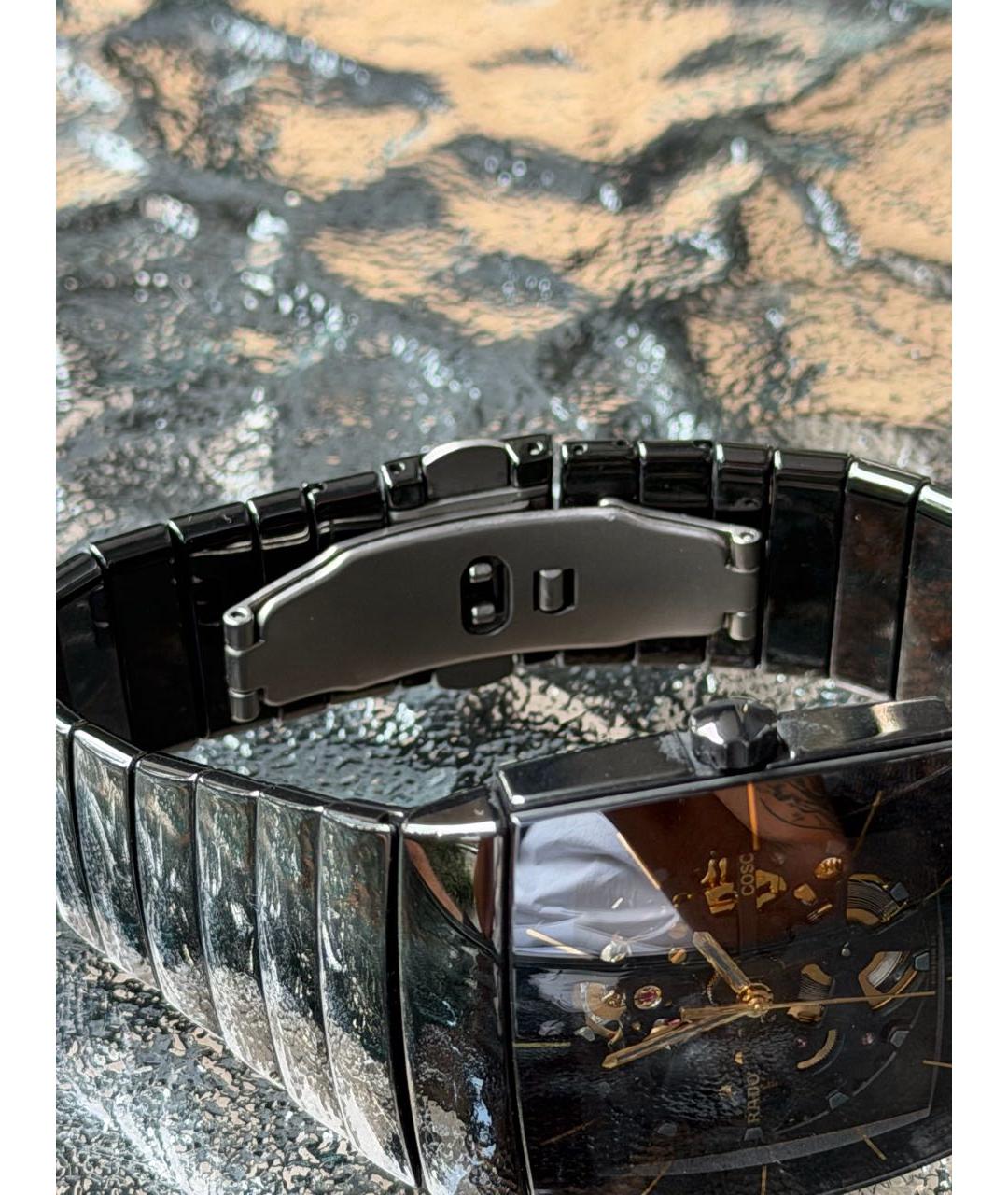 RADO Черные керамические часы, фото 6