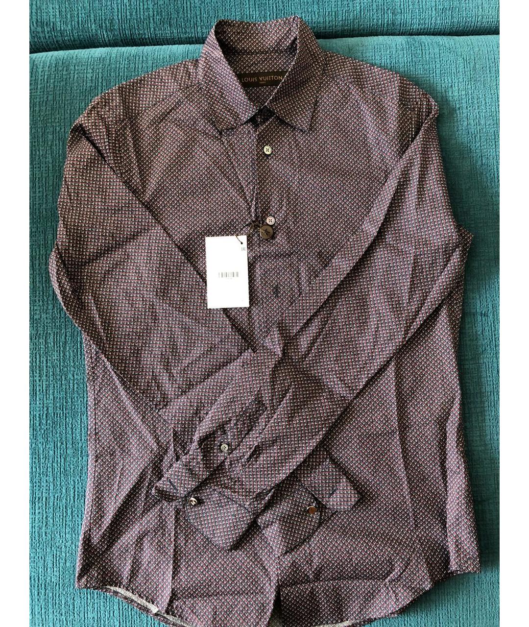 LOUIS VUITTON PRE-OWNED Мульти хлопковая классическая рубашка, фото 2