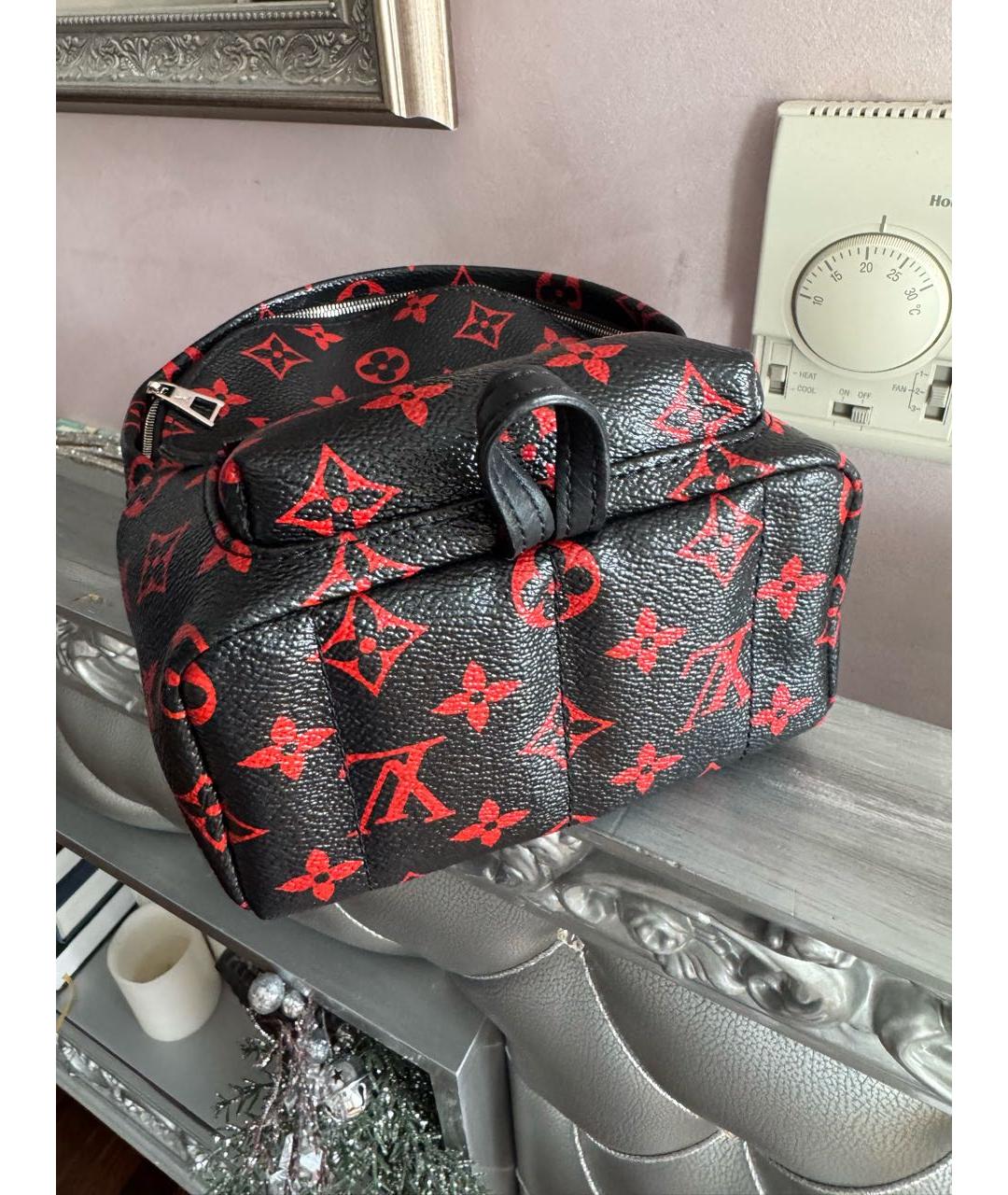 LOUIS VUITTON Черный рюкзак из канвы, фото 4