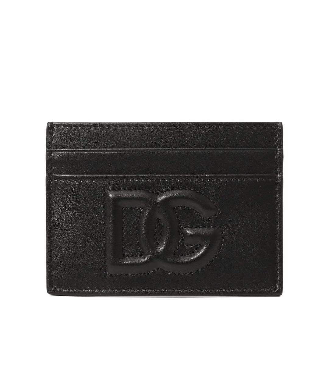 DOLCE&GABBANA Черный кожаный кардхолдер, фото 7