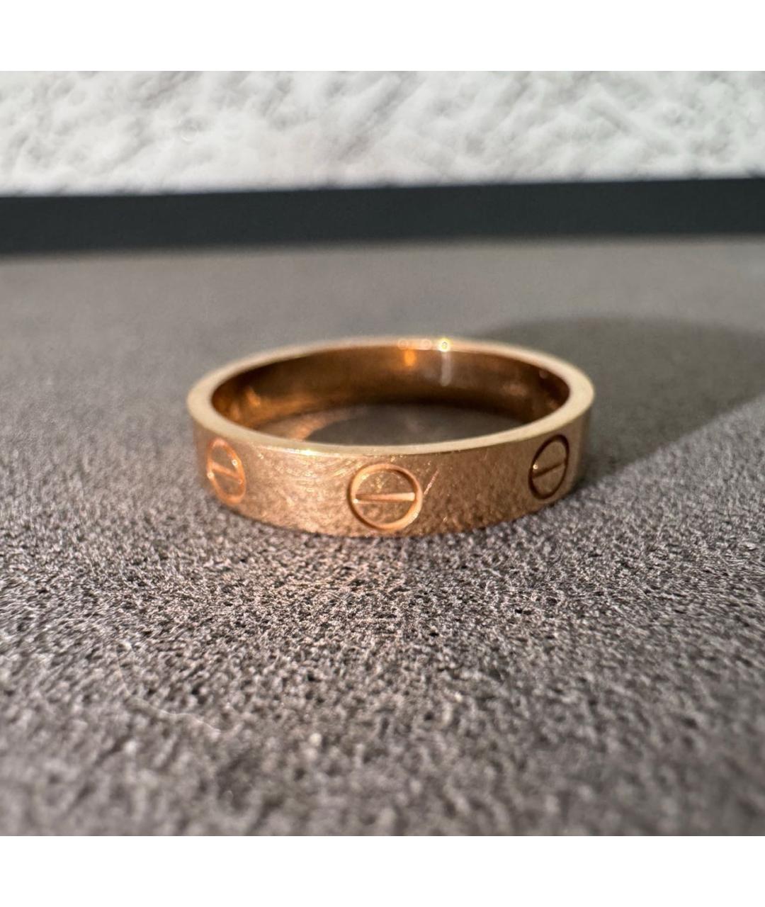 CARTIER Золотое кольцо из розового золота, фото 3