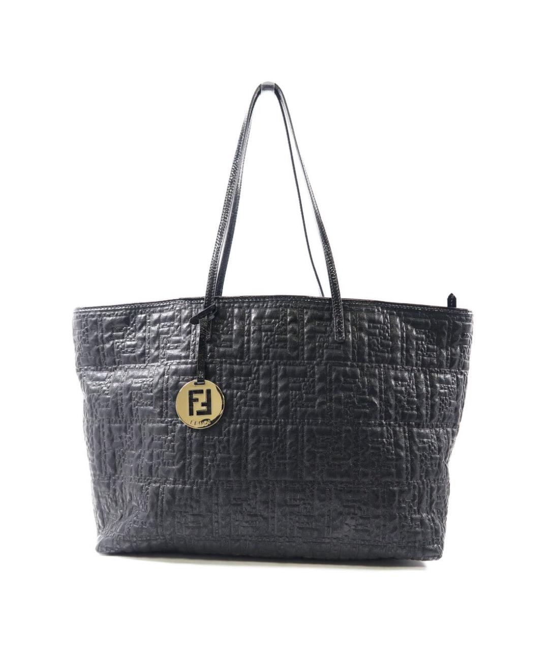FENDI Черная сумка тоут, фото 9