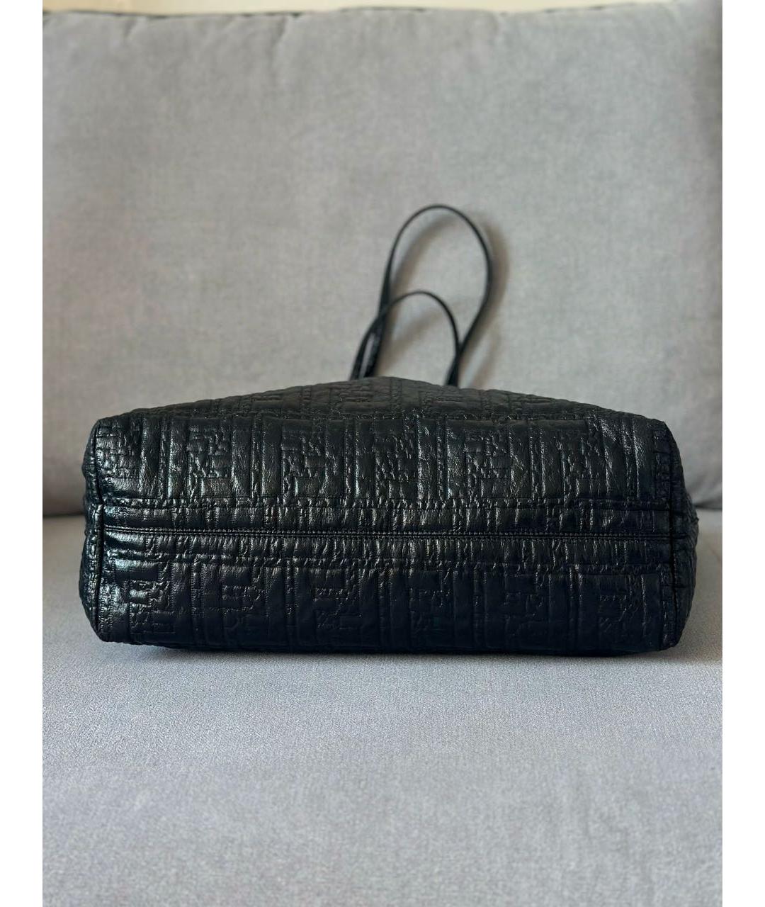 FENDI Черная сумка тоут, фото 6
