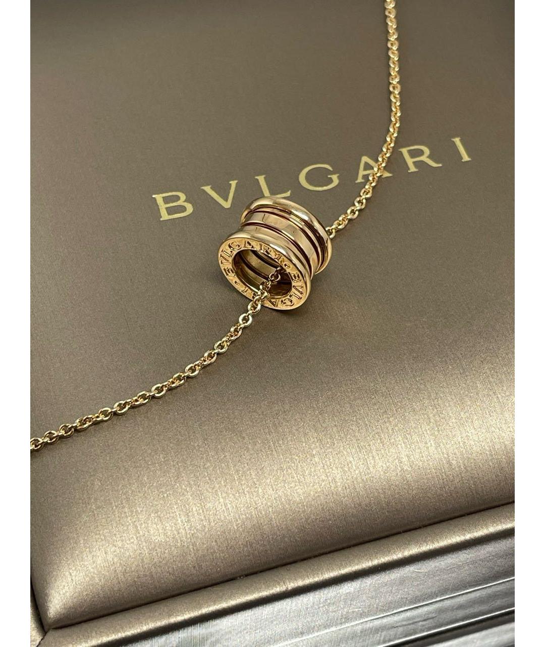 BVLGARI Золотое колье из розового золота, фото 4