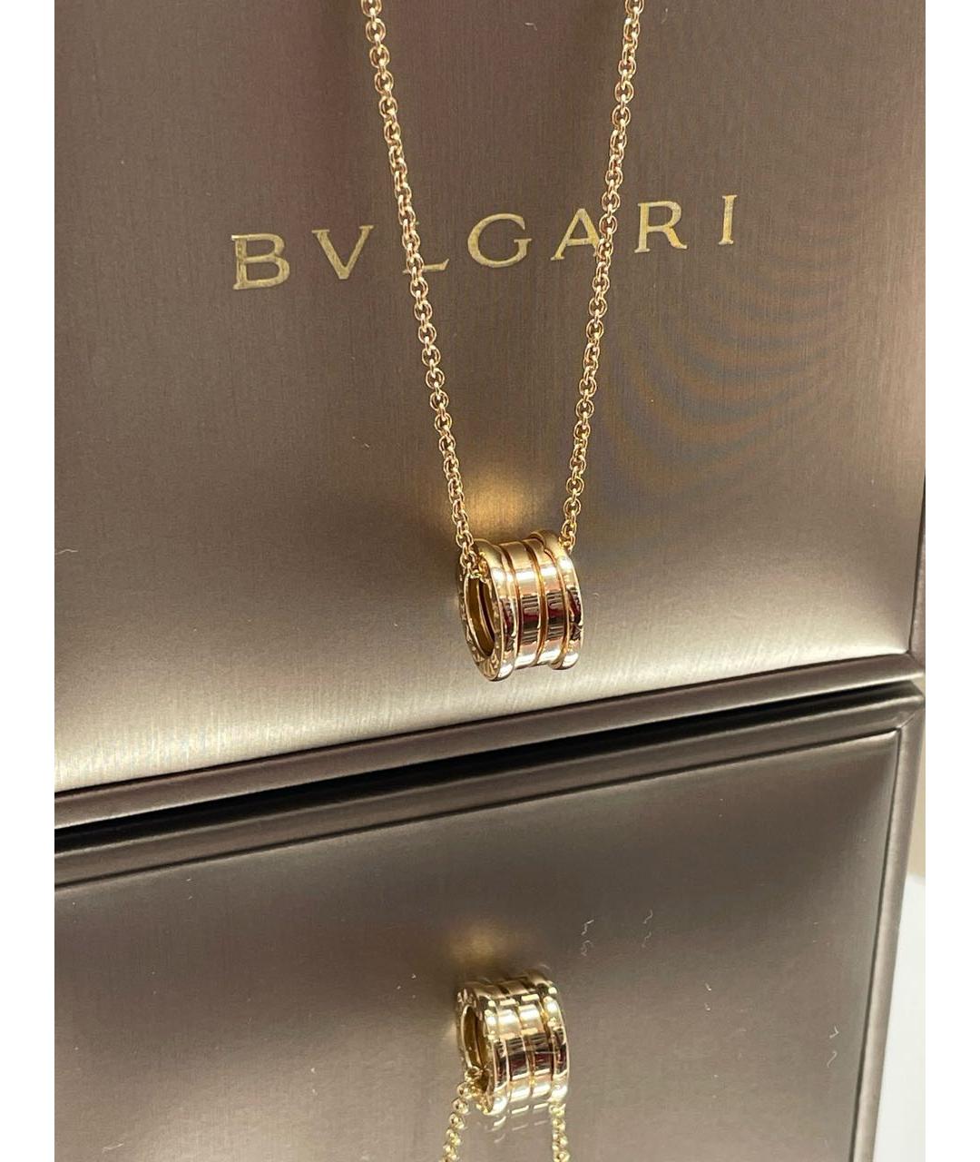 BVLGARI Золотое колье из розового золота, фото 3