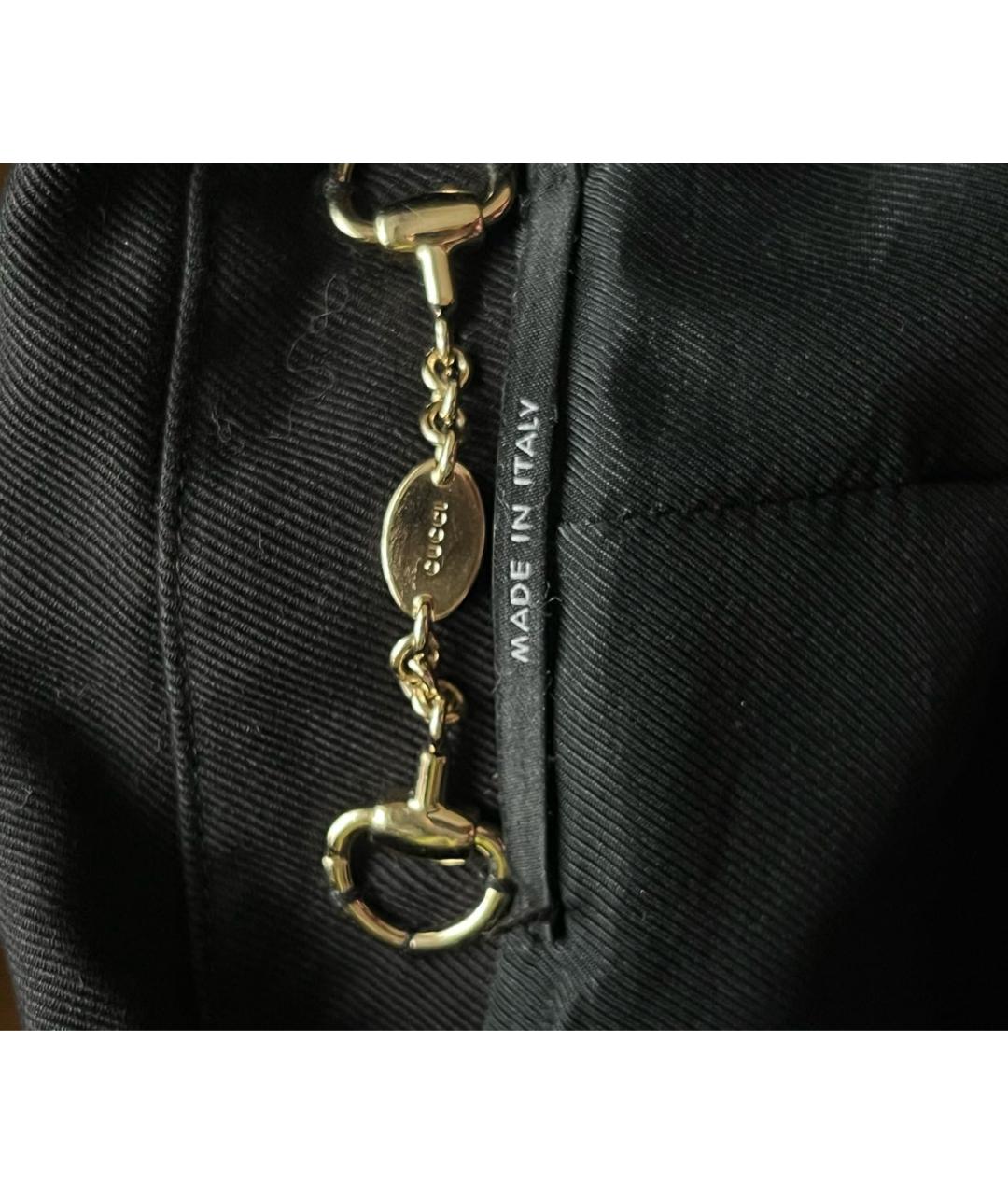 GUCCI Черный вискозный костюм с брюками, фото 3