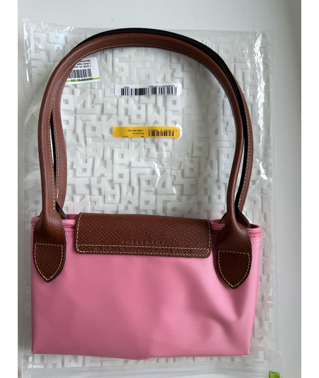 LONGCHAMP Розовая сумка тоут, фото 6