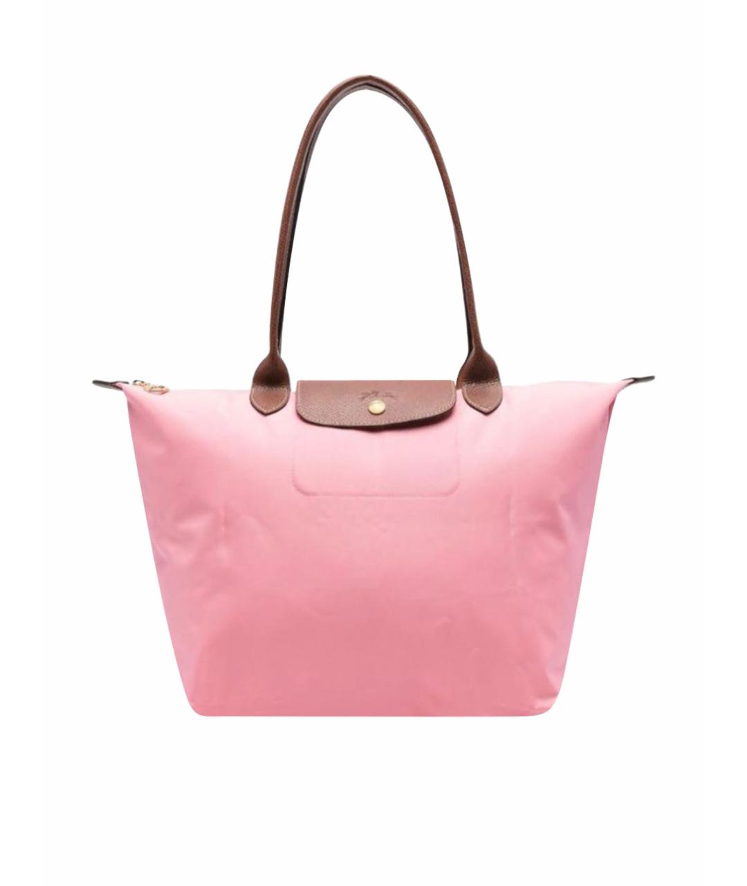 LONGCHAMP Розовая сумка тоут, фото 1
