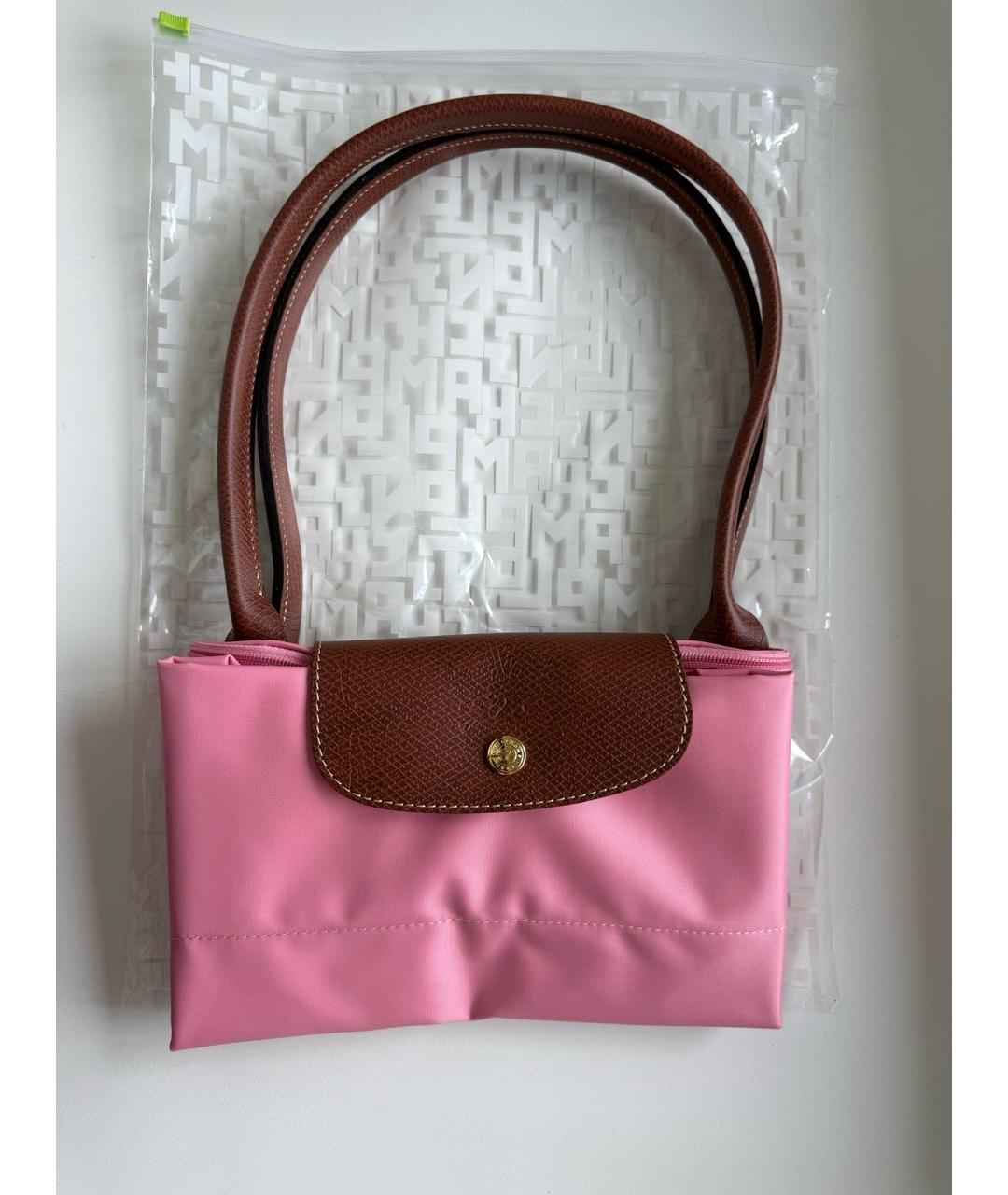 LONGCHAMP Розовая сумка тоут, фото 5