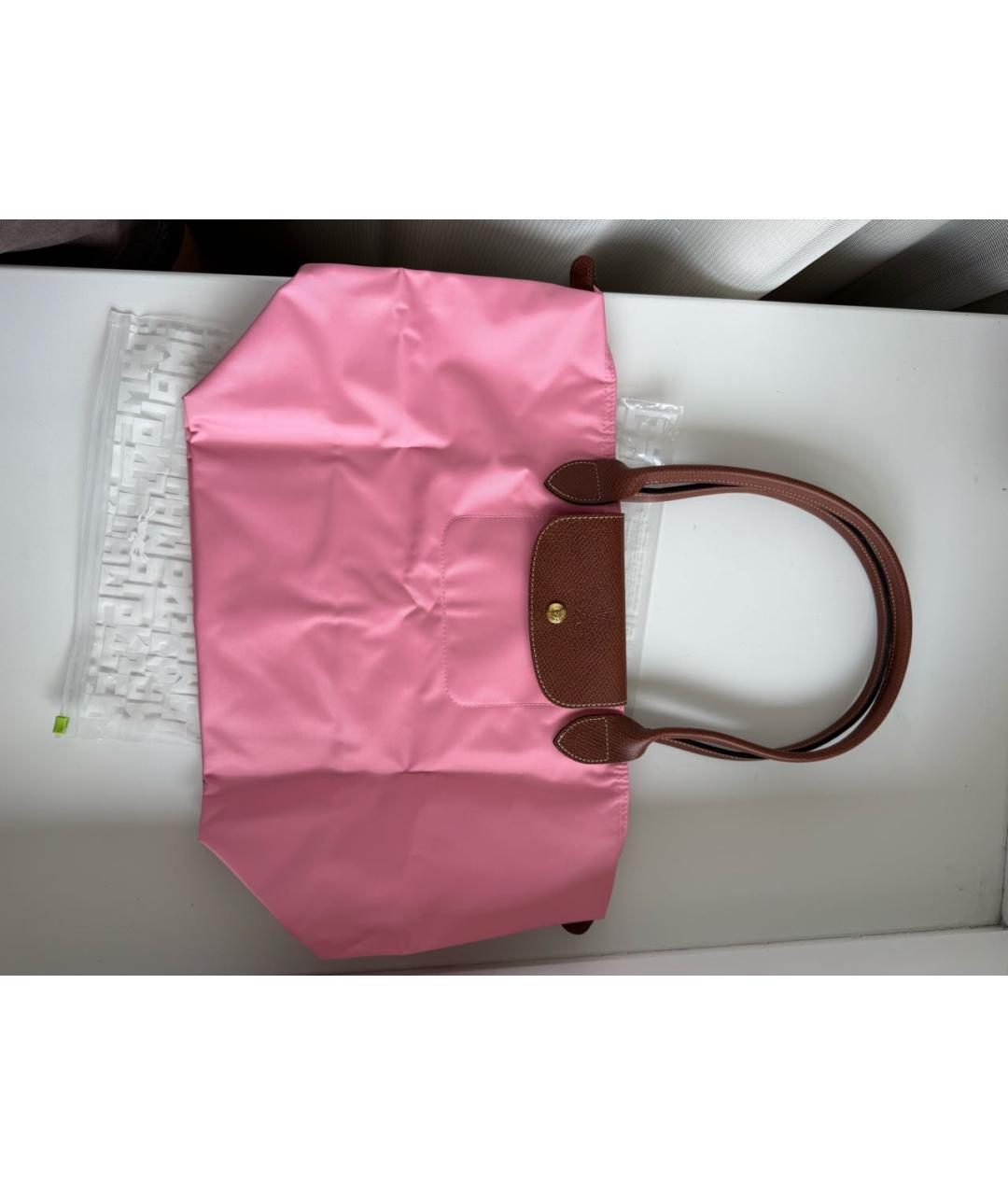 LONGCHAMP Розовая сумка тоут, фото 7