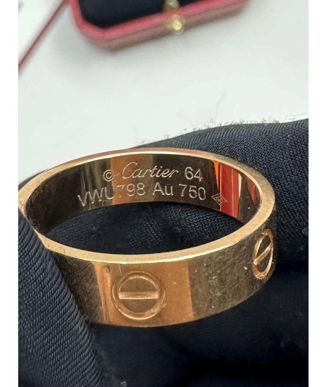 CARTIER Золотое кольцо из розового золота, фото 7