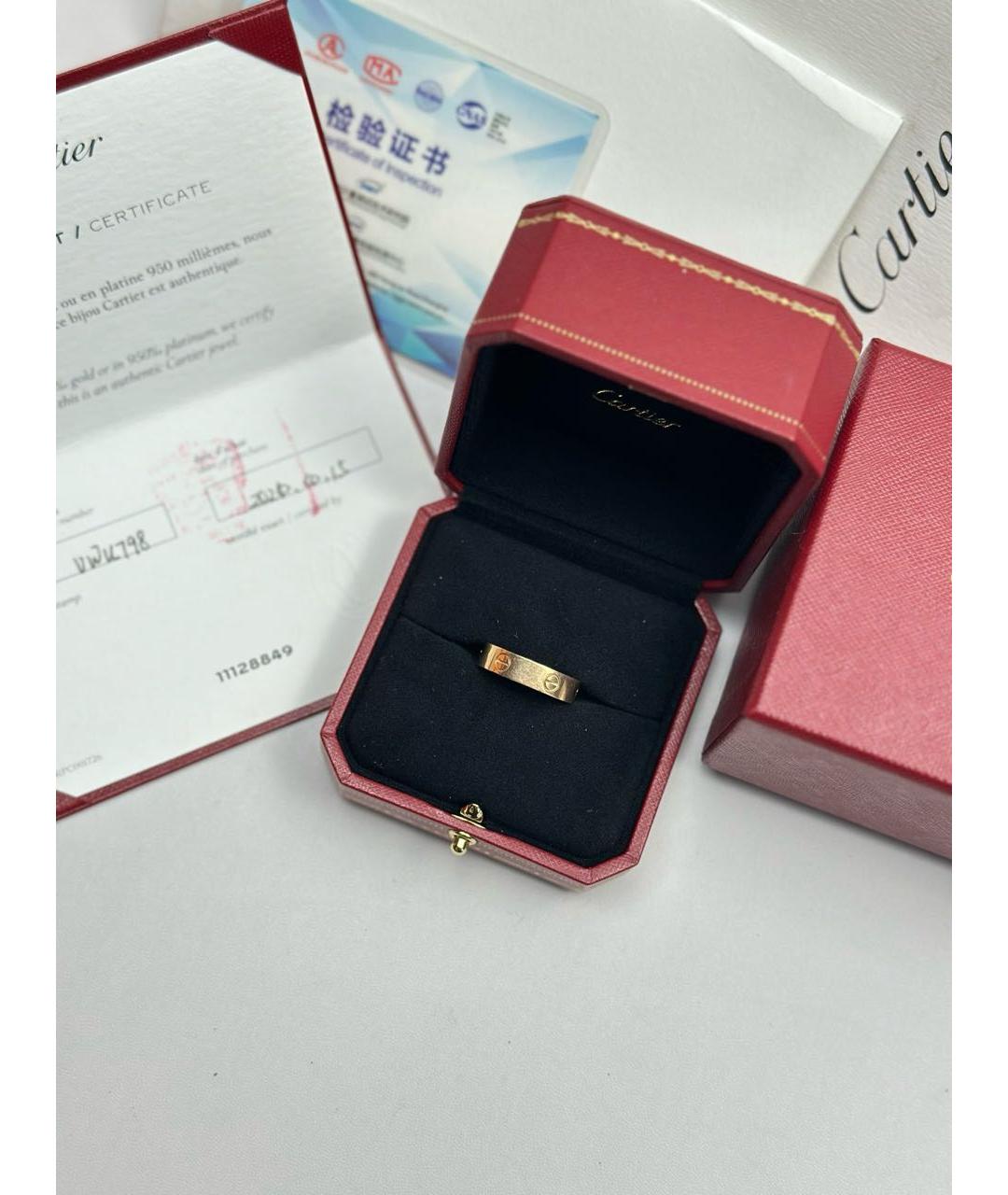 CARTIER Золотое кольцо из розового золота, фото 4