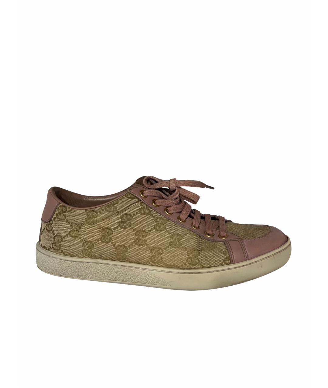 GUCCI Розовые кеды, фото 5