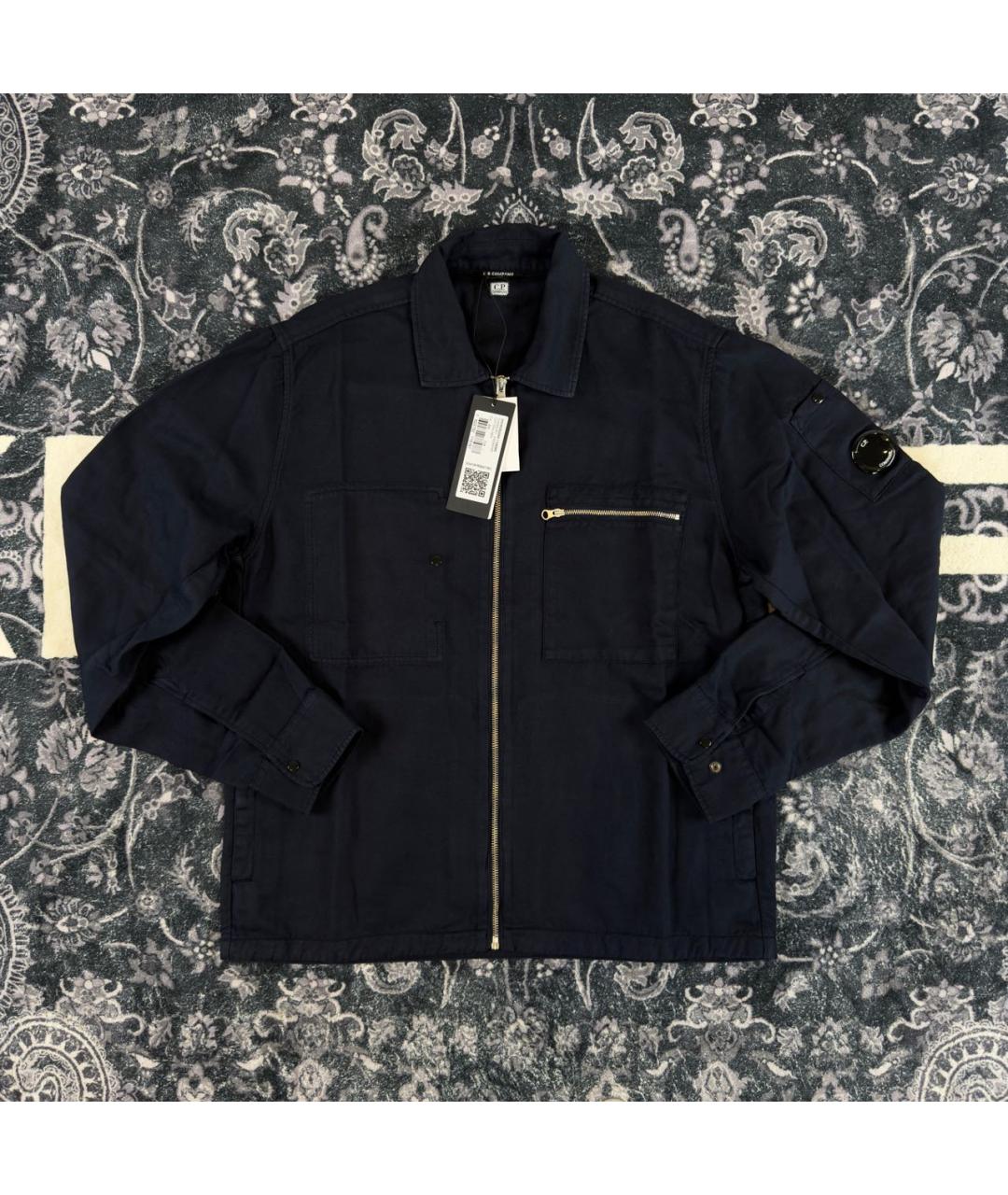 CP COMPANY Темно-синяя хлопковая куртка, фото 7