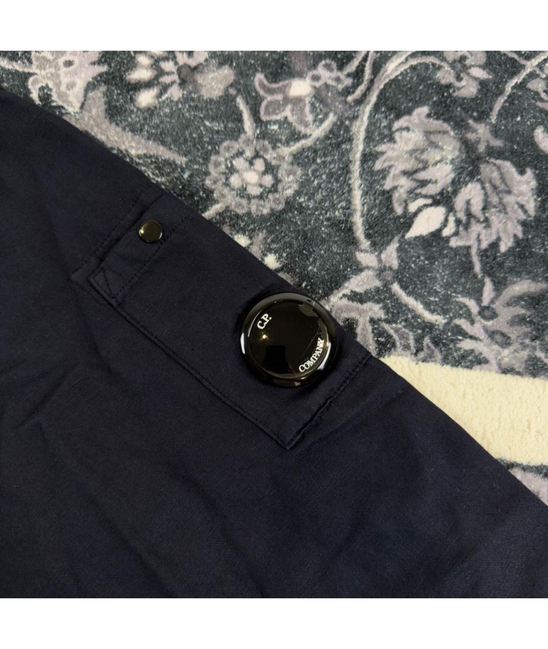 CP COMPANY Темно-синяя хлопковая куртка, фото 3