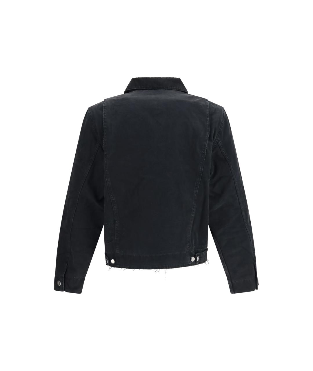 REPRESENT Черная хлопковая куртка, фото 2