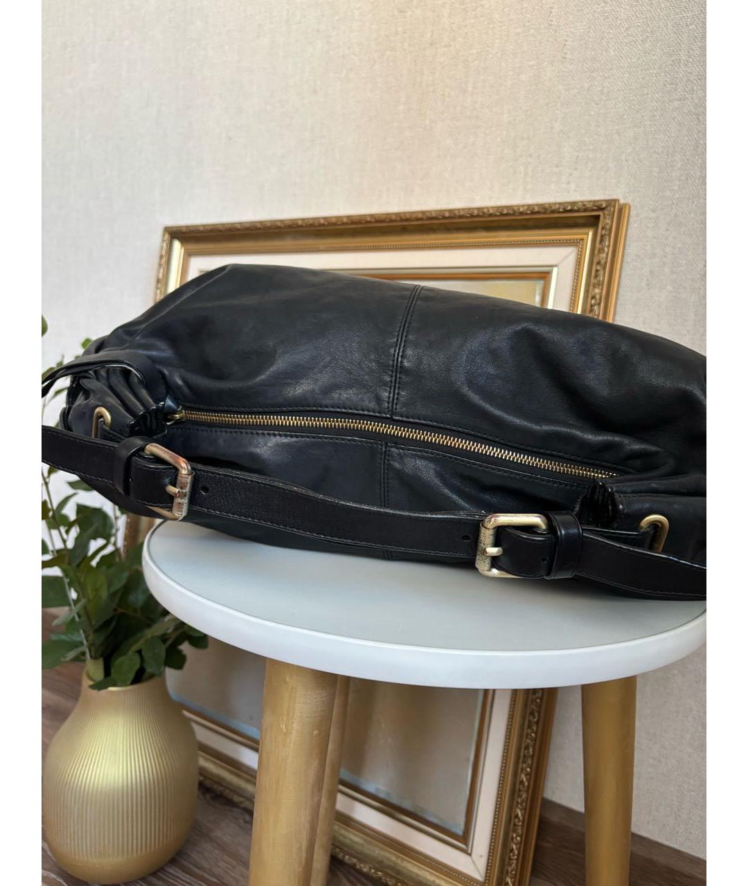 GIVENCHY Черная кожаная сумка тоут, фото 3
