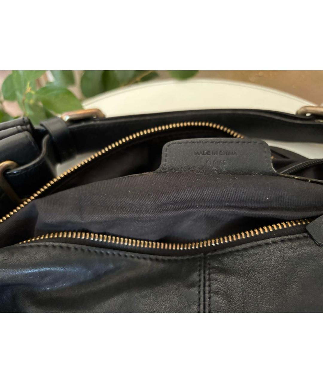 GIVENCHY Черная кожаная сумка тоут, фото 7