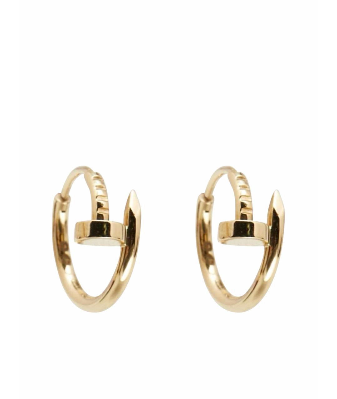 CARTIER Золотые серьги из желтого золота, фото 1