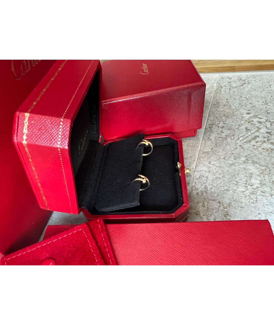 CARTIER Золотые серьги из желтого золота, фото 6